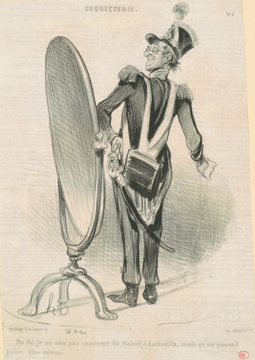 Ma fois je ne sais pas comment ils ... by Honoré Daumier (French, 1808 - 1879), 16X12"(A3)Poster Print