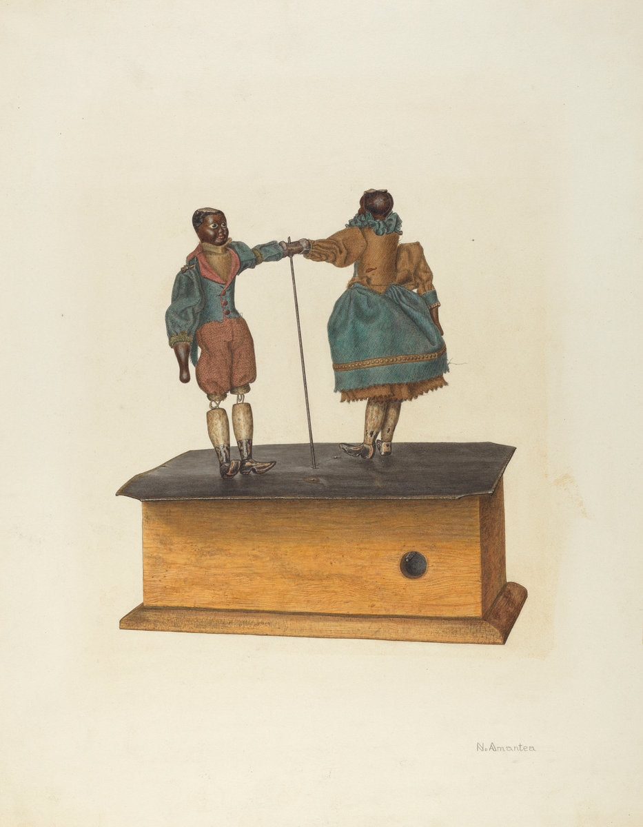 Mechanically Operated Toy by Nicholas Amantea (American, 1900 - 1978), 16X12"(A3)Poster Print