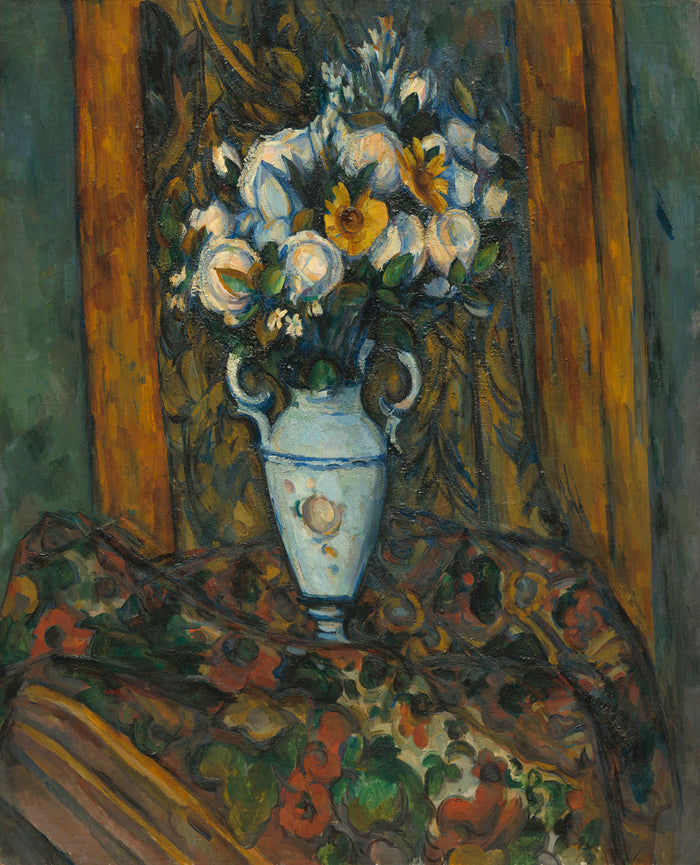 Vase of Flowers by Paul Cézanne (French, 1839 - 1906), 16X12