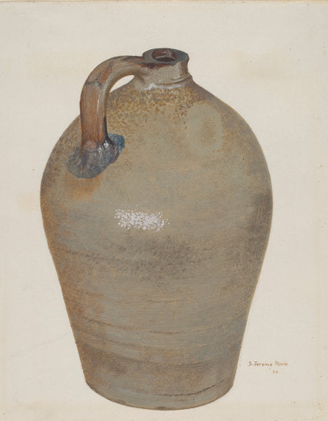 Cider Jug by Jerome Hoxie (American, active c. 1935), 16X12"(A3)Poster Print