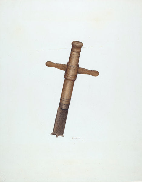 Bishop Hill: Old Colony Auger by H. Langden Brown (American, active c. 1935), 16X12"(A3)Poster Print