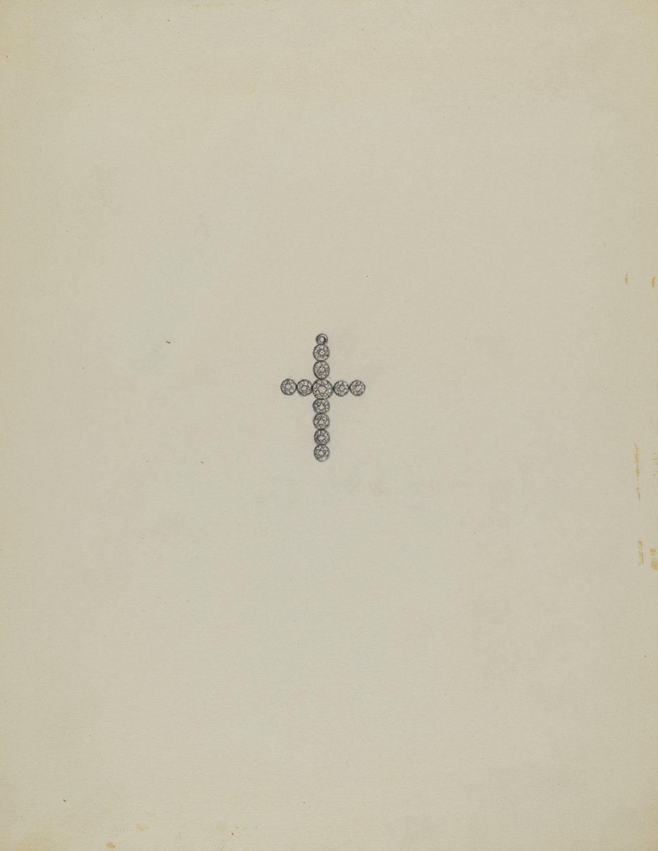 Cross by Gladys Cook (American, active c. 1935), 16X12"(A3)Poster Print