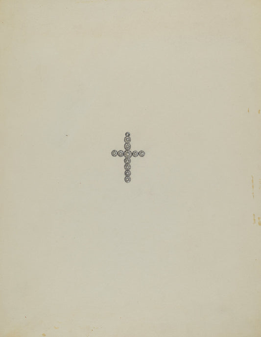 Cross by Gladys Cook (American, active c. 1935), 16X12"(A3)Poster Print