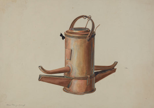 Lamp by Hans Mangelsdorf (American, active c. 1935), 16X12"(A3)Poster Print