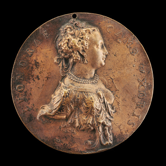 Leonora, Wife of Giovanni Battista Cambi, called Bombarda, the Medallist by Giovanni Battista Cambio, called Bombarda (Emilian, active c. 1540 - 1575), 16X12"(A3)Poster Print