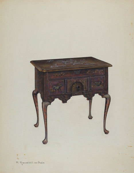 Lowboy by M. Rosenshield-von-Paulin (American, active c. 1935), 16X12"(A3)Poster Print