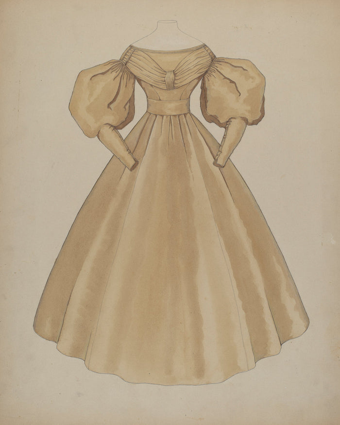Dress by Doris Beer (American, active c. 1935), 16X12