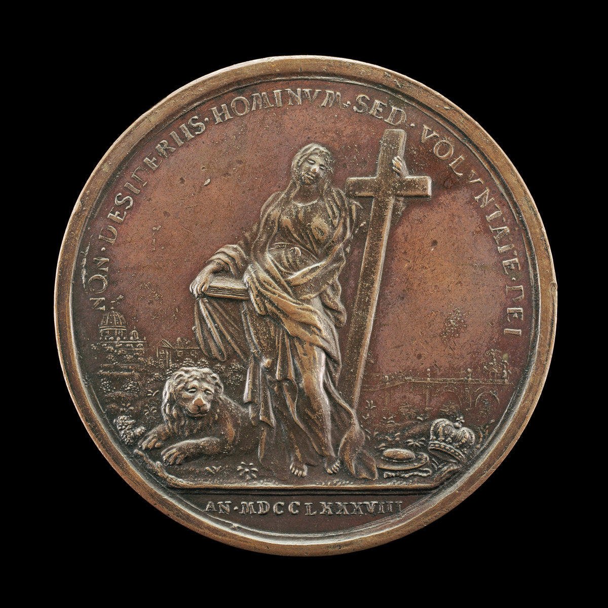 Allegory of Religion [reverse] by Filippo Cropanese (Roman, active 1756 - 1773), 16X12"(A3)Poster Print