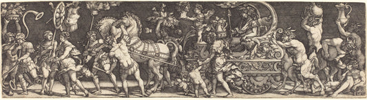 The Triumph of Bacchus by Master IB (German, active c. 1523/1530), 16X12"(A3)Poster Print