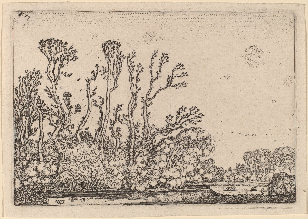 Herd of Sheep near the Hague by Willem Buytewech (Dutch, 1591/1592 - 1624), 16X12"(A3)Poster Print
