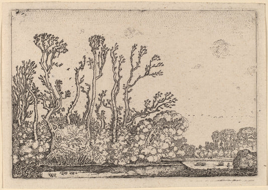 Herd of Sheep near the Hague by Willem Buytewech (Dutch, 1591/1592 - 1624), 16X12"(A3)Poster Print