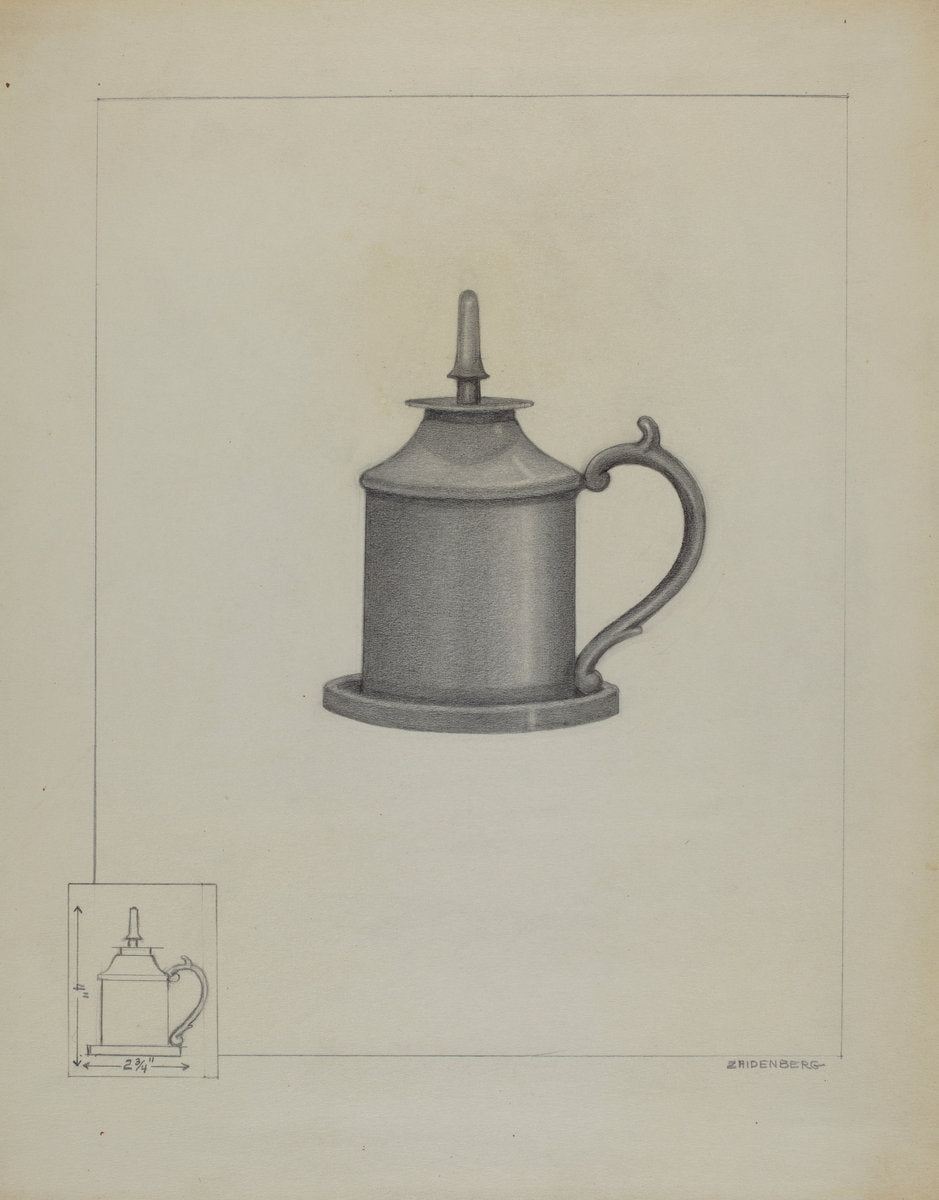 Spark Lamp by A. Zaidenberg (American, active c. 1935), 16X12"(A3)Poster Print