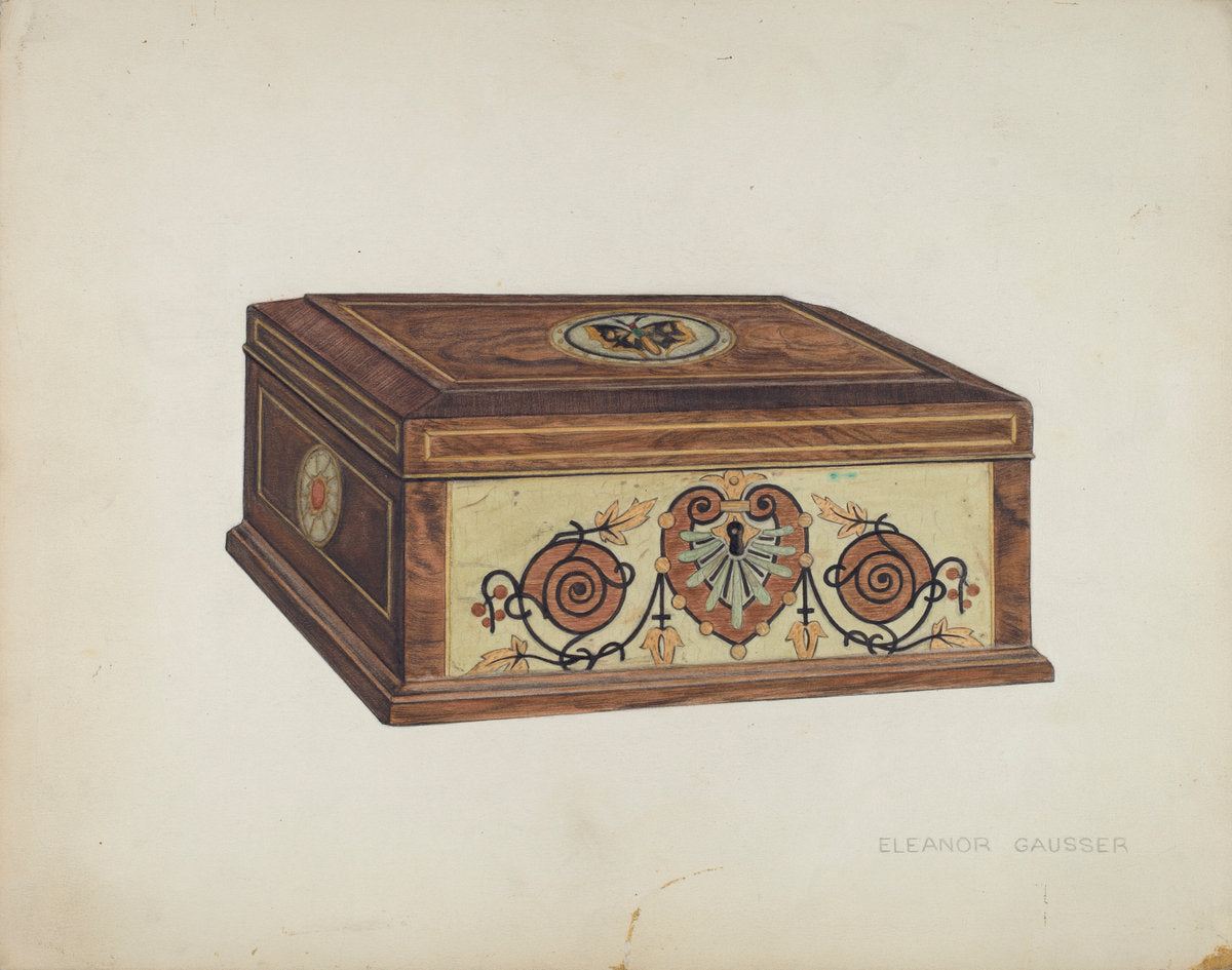 Jewel Box by Eleanor Gausser (American, active c. 1935), 16X12"(A3)Poster Print