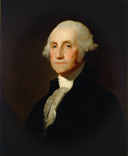George Washington by Gilbert Stuart (American, 1755 - 1828), 16X12"(A3)Poster Print