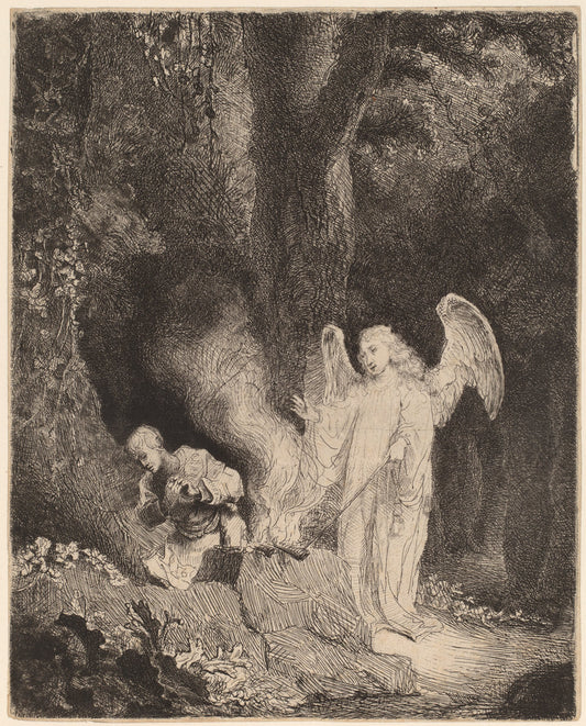 The Sacrifice of Gideon by Ferdinand Bol (Dutch, 1616 - 1680), 16X12"(A3)Poster Print