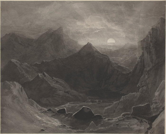 The Dawn of Creation by Samuel Jackson (British, 1794 - 1869), 16X12
