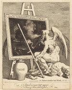 Time Smoking a Picture by William Hogarth (English, 1697 - 1764), 16X12"(A3)Poster Print