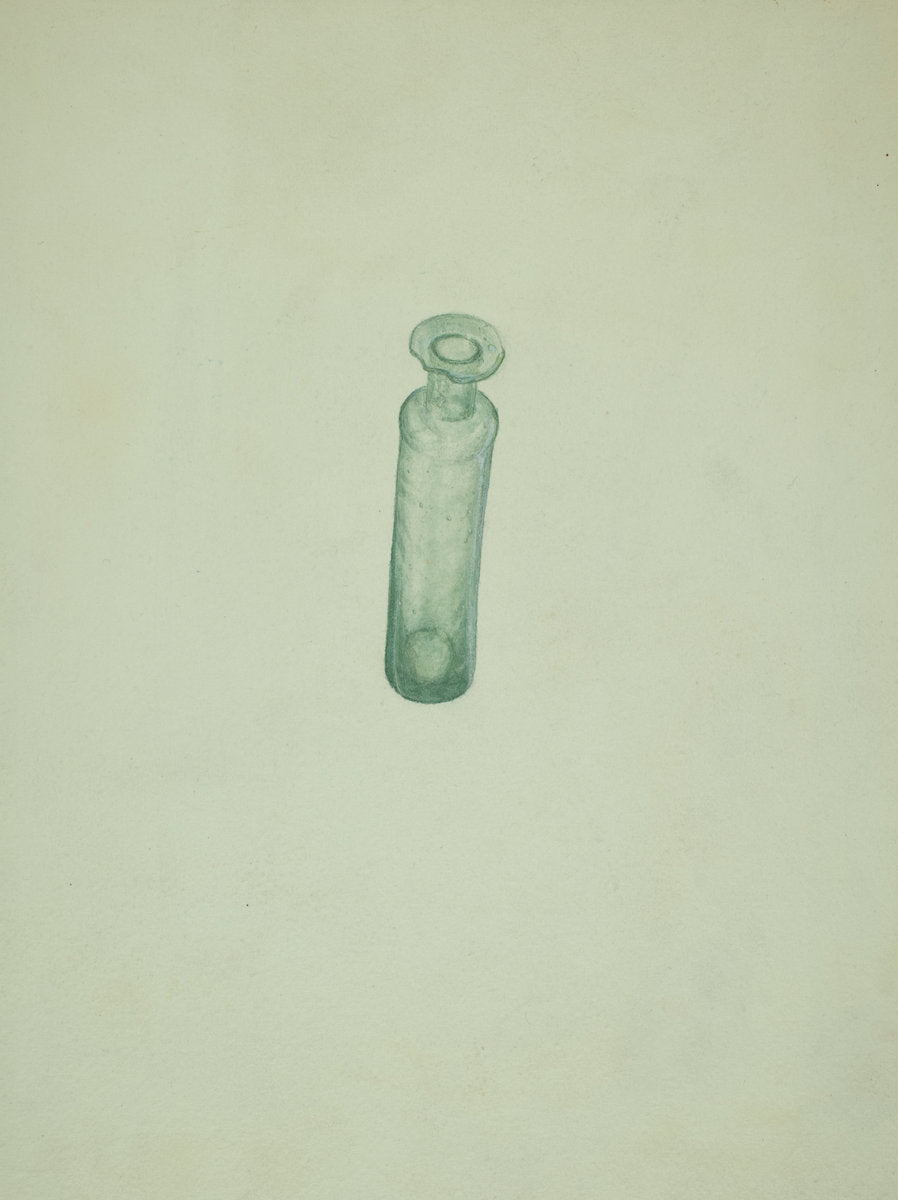 1935/1942 by American 20th Century (Glass Medicine Vial), 16X12"(A3)Poster Print