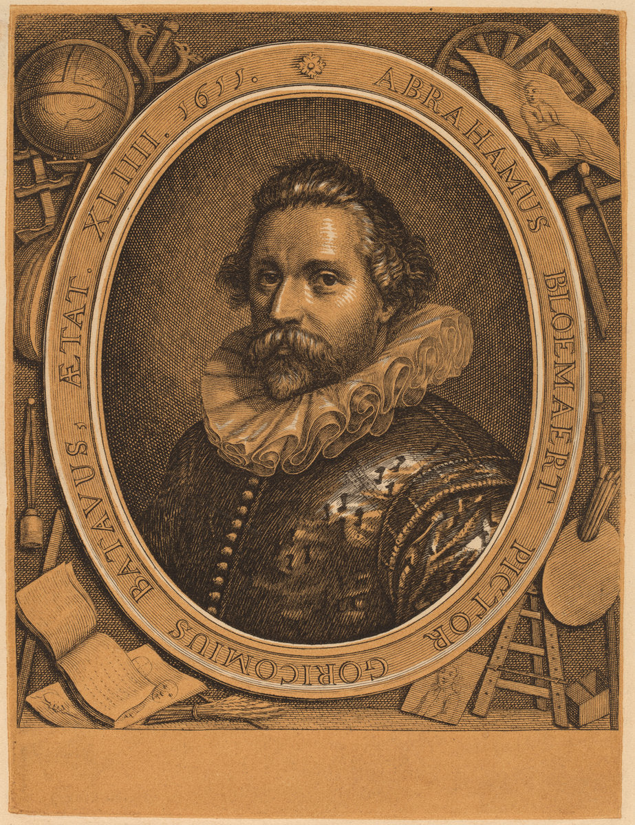 c. 1740 by Dutch 18th Century after Paulus Moreelse (Abraham Bloemaert), 16X12"(A3)Poster Print