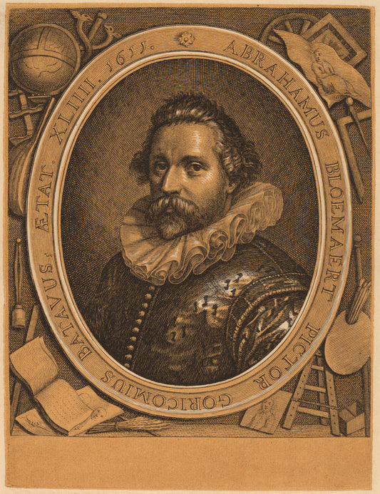 c. 1740 by Dutch 18th Century after Paulus Moreelse (Abraham Bloemaert), 16X12"(A3)Poster Print