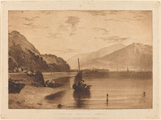 Inverary Pier by Joseph Mallord William Turner (British, 1775 - 1851), 16X12"(A3)Poster Print