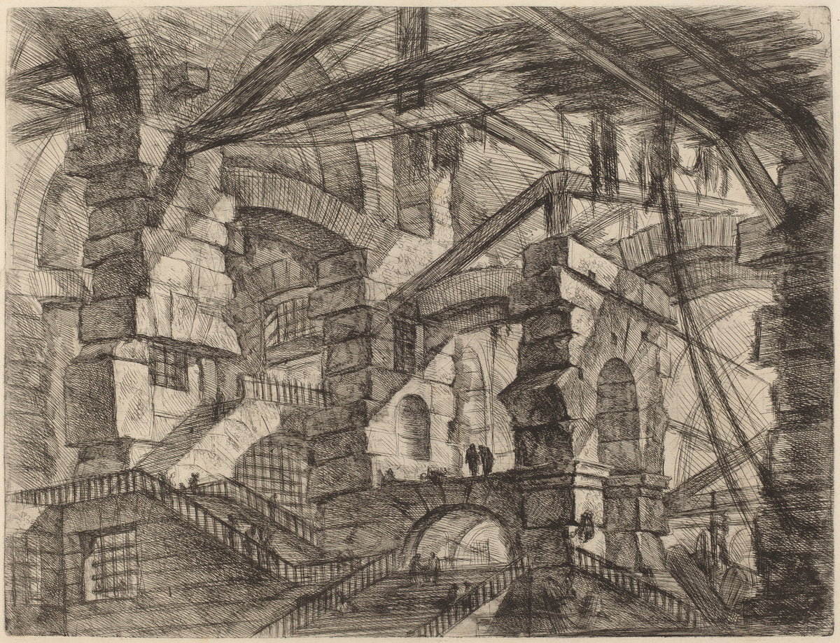 The Gothic Arch by Giovanni Battista Piranesi (Italian, 1720 - 1778), 16X12"(A3)Poster Print