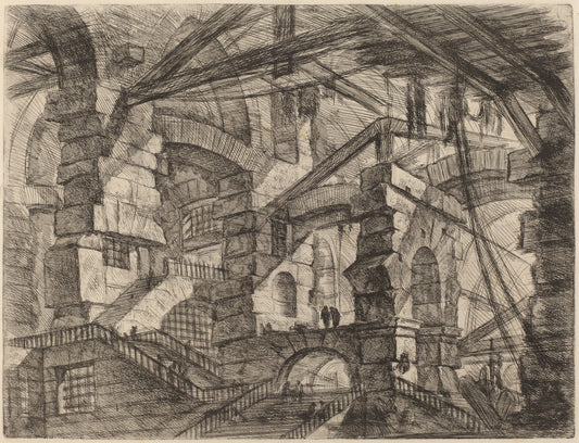 The Gothic Arch by Giovanni Battista Piranesi (Italian, 1720 - 1778), 16X12"(A3)Poster Print