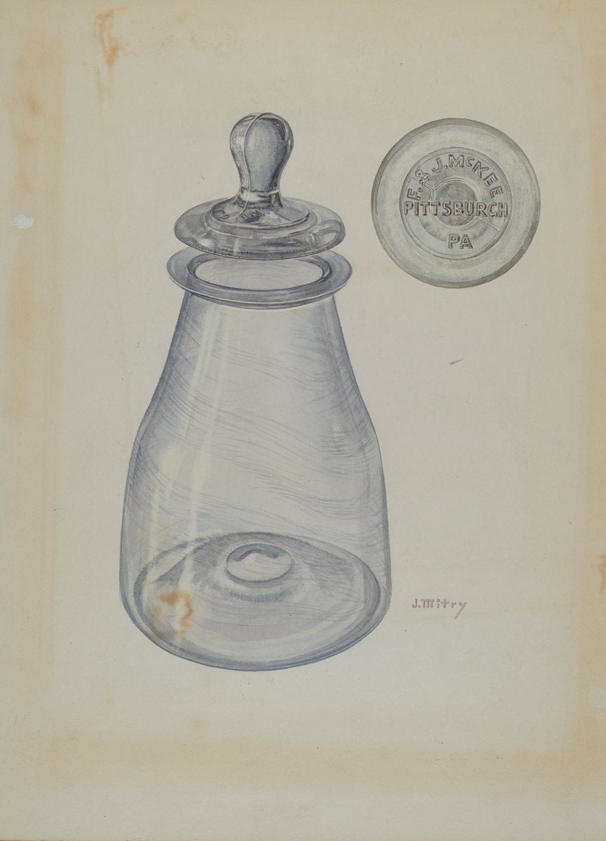 Preserving Jar by Joseph Mitry (American, active c. 1935), 16X12"(A3)Poster Print