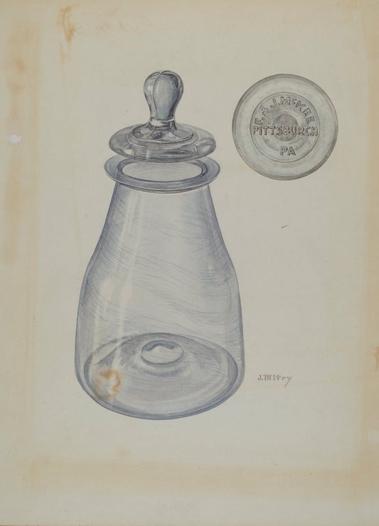Preserving Jar by Joseph Mitry (American, active c. 1935), 16X12"(A3)Poster Print