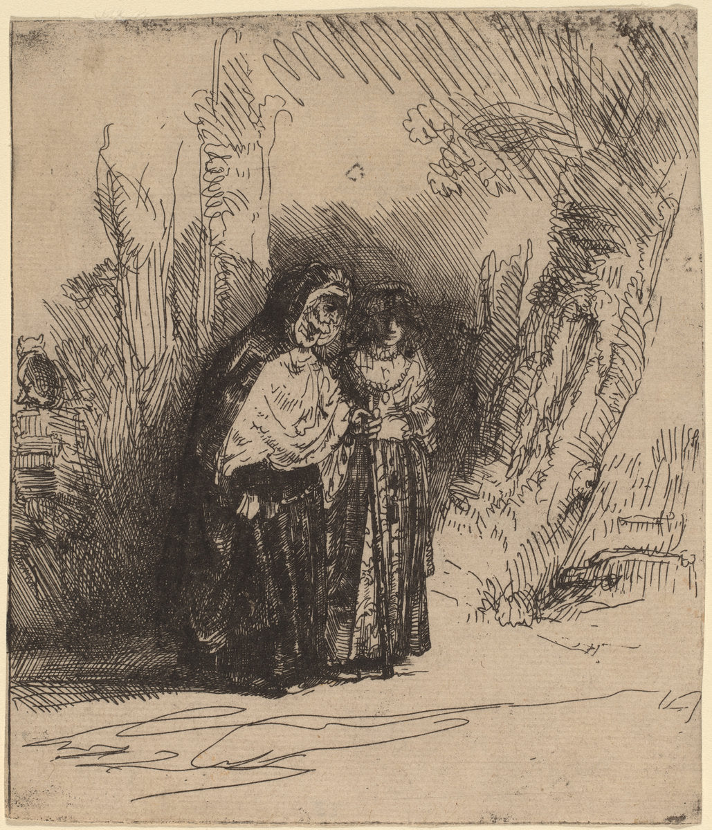The Spanish Gypsy "Preciosa" by Rembrandt van Rijn (Dutch, 1606 - 1669), 16X12"(A3)Poster Print