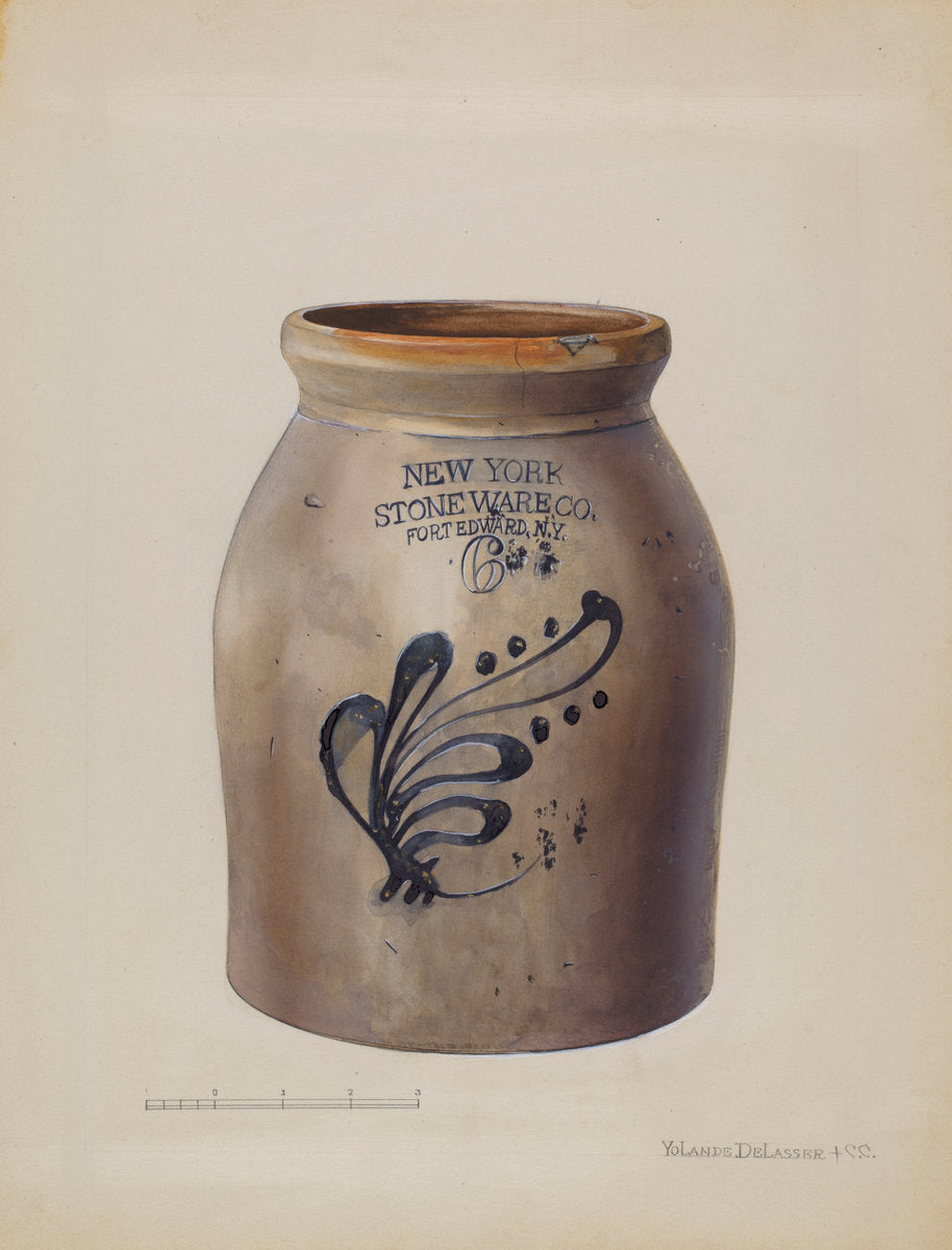 Jar by Yolande Delasser and Charles Caseau (American, active c. 1935), 16X12"(A3)Poster Print