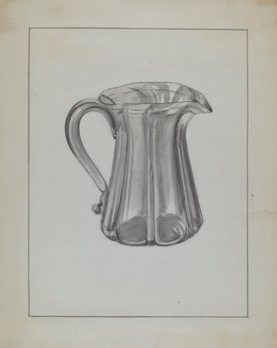 Pitcher by Marcus Moran (American, active c. 1935), 16X12"(A3)Poster Print