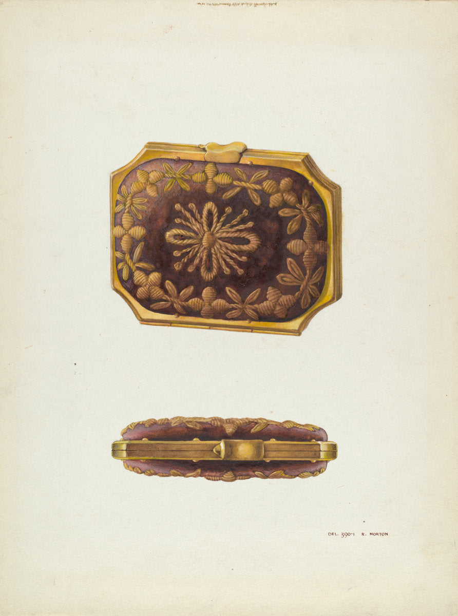 Gold Purse by Ralph Morton (American, active c. 1935), 16X12"(A3)Poster Print