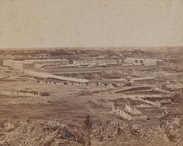 Panorama of Sebastopol No. 1 by James Robertson (British, 1813 - 1888), 16X12"(A3)Poster Print