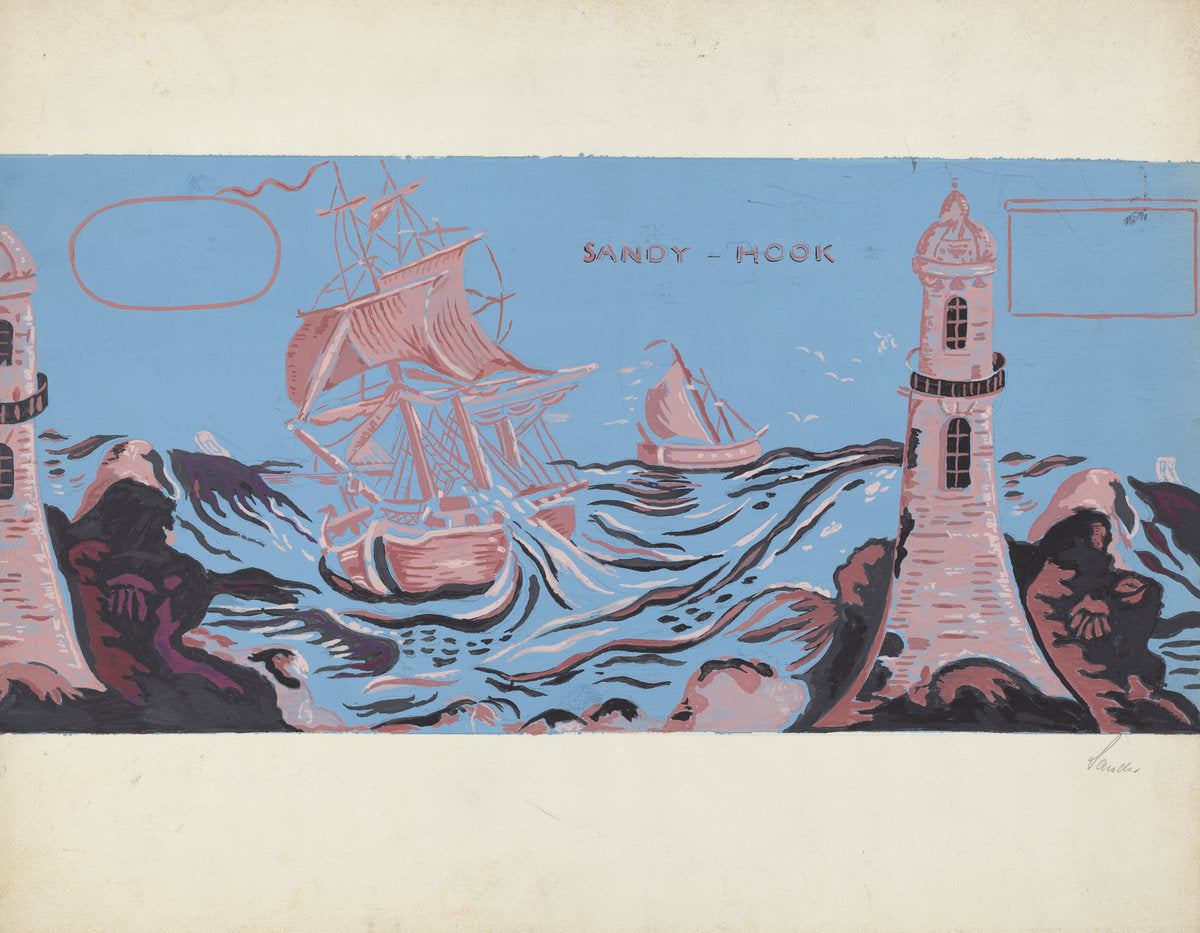 Bandbox by Selma Sandler (American, active c. 1935), 16X12"(A3)Poster Print
