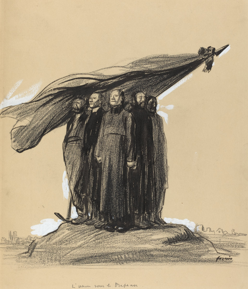 L'union sous le drapeau by Jean-Louis Forain (French, 1852 - 1931), 16X12"(A3)Poster Print