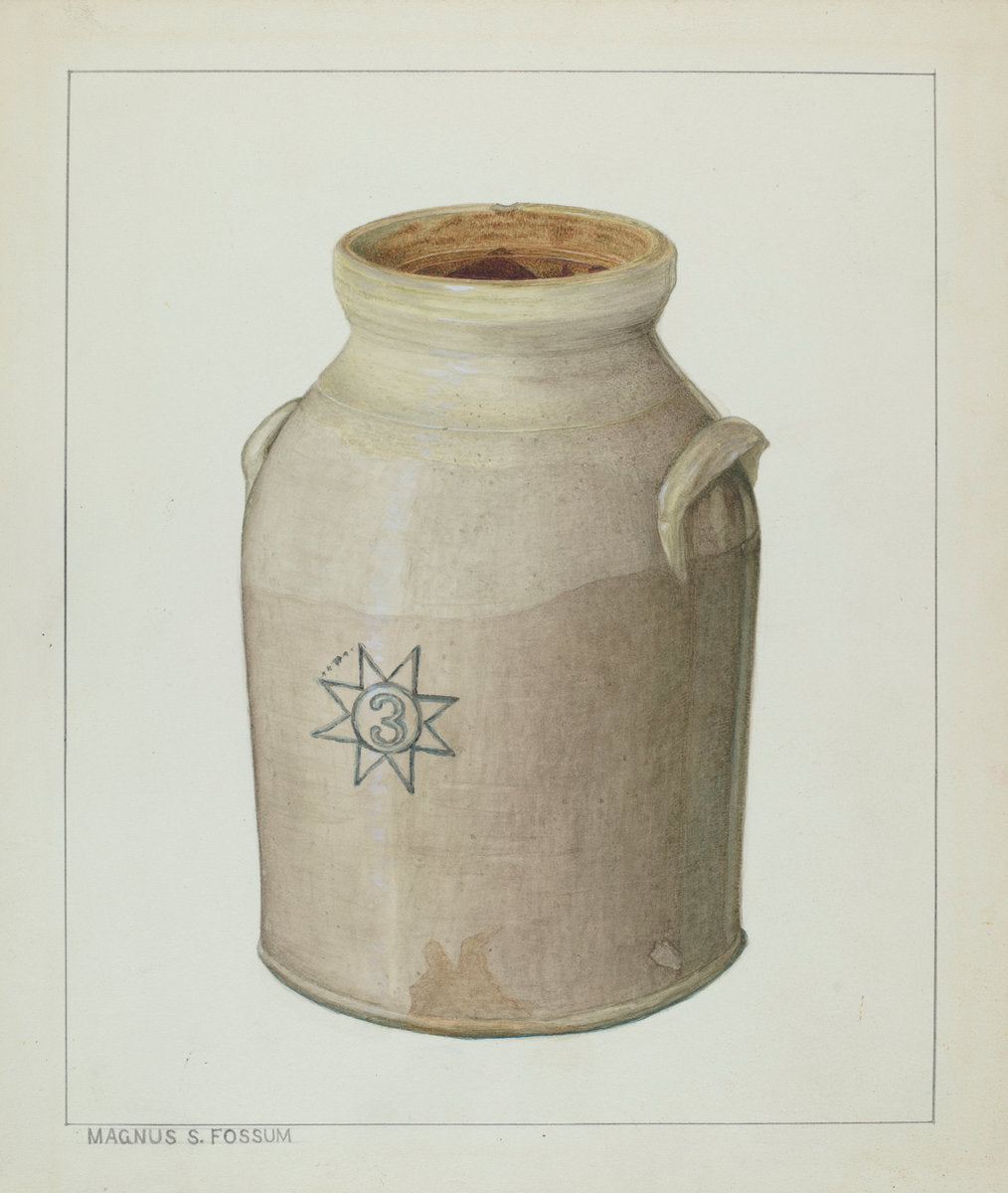 Churn by Magnus S. Fossum (American, 1888 - 1980), 16X12"(A3)Poster Print