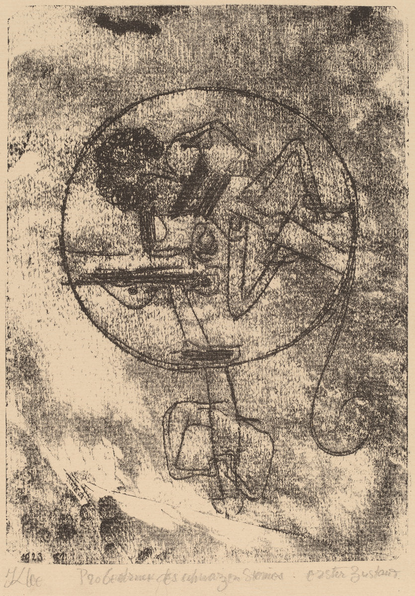 Der Verliebte (The Loved One) by Paul Klee (Swiss, 1879 - 1940), 16X12"(A3)Poster Print