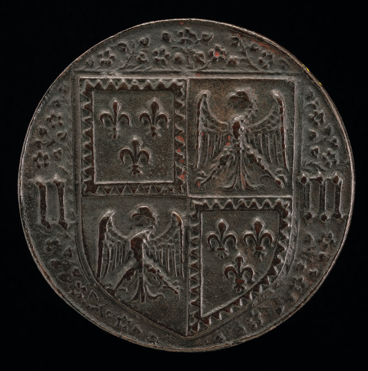The Este Shield [reverse] by Amadio da Milano (Italian, died c. 1483), 16X12"(A3)Poster Print