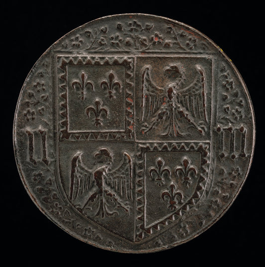 The Este Shield [reverse] by Amadio da Milano (Italian, died c. 1483), 16X12"(A3)Poster Print