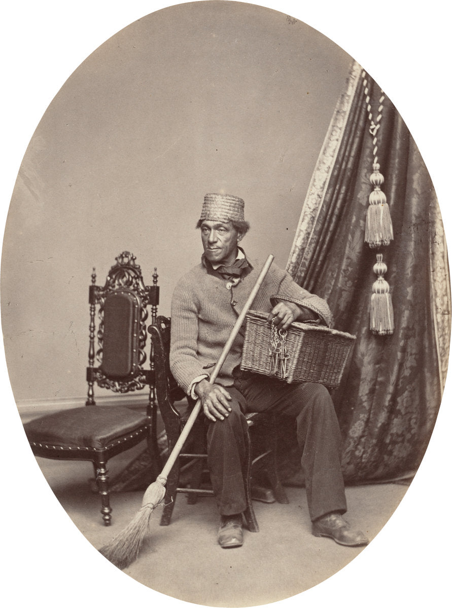 Portrait of a Man [recto] by George K. Warren (American, 1834 - 1884), 16X12"(A3)Poster Print