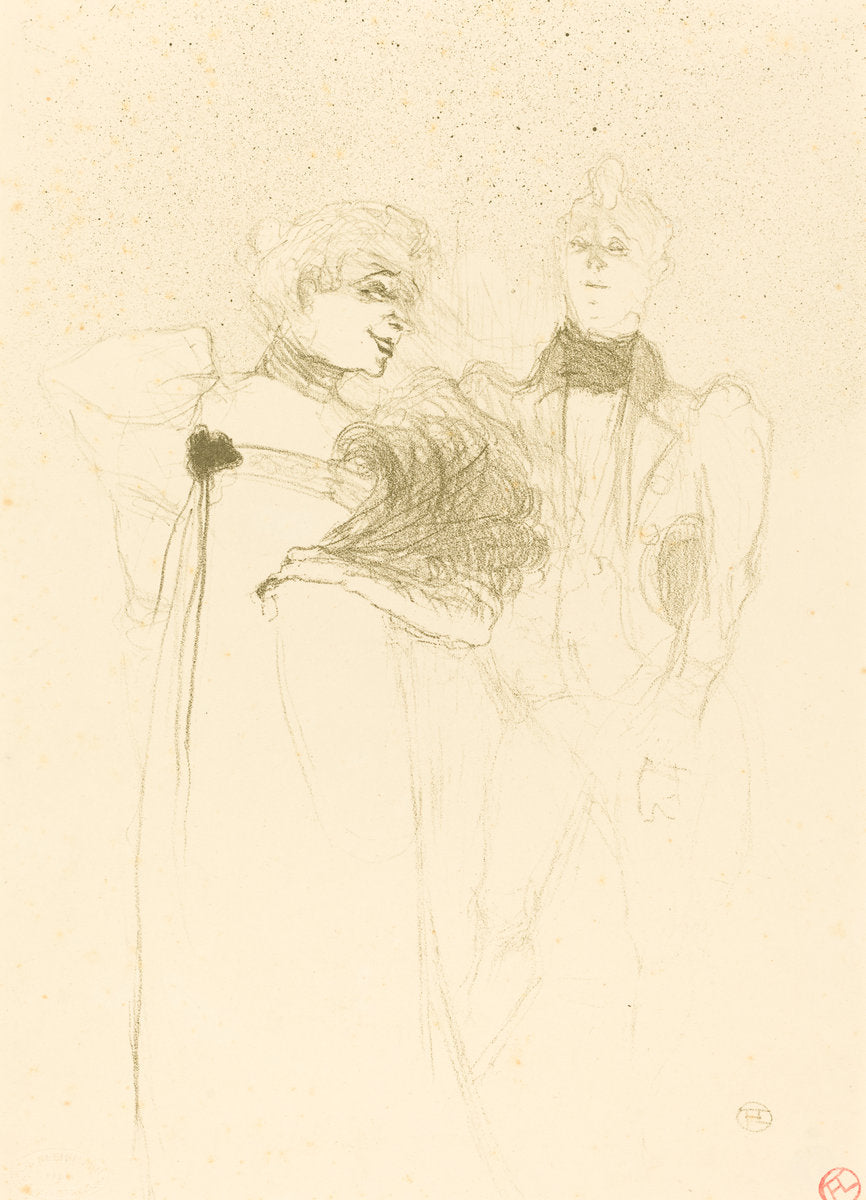 Mlle. Lender in "Madame Satan" (Mlle. Lender dans "Madame Satan") by Henri de Toulouse-Lautrec (French, 1864 - 1901), 16X12"(A3)Poster Print