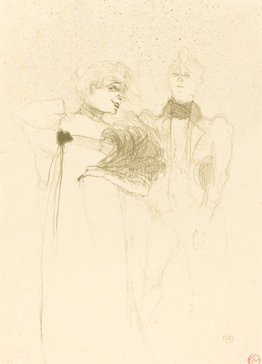 Mlle. Lender in "Madame Satan" (Mlle. Lender dans "Madame Satan") by Henri de Toulouse-Lautrec (French, 1864 - 1901), 16X12"(A3)Poster Print