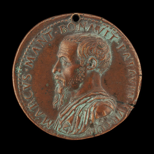 Marco Mantova Benavides, 1489-1582, Lawyer and Collector [obverse] by Giovanni da Cavino (Paduan, 1500 - 1570), 16X12"(A3)Poster Print