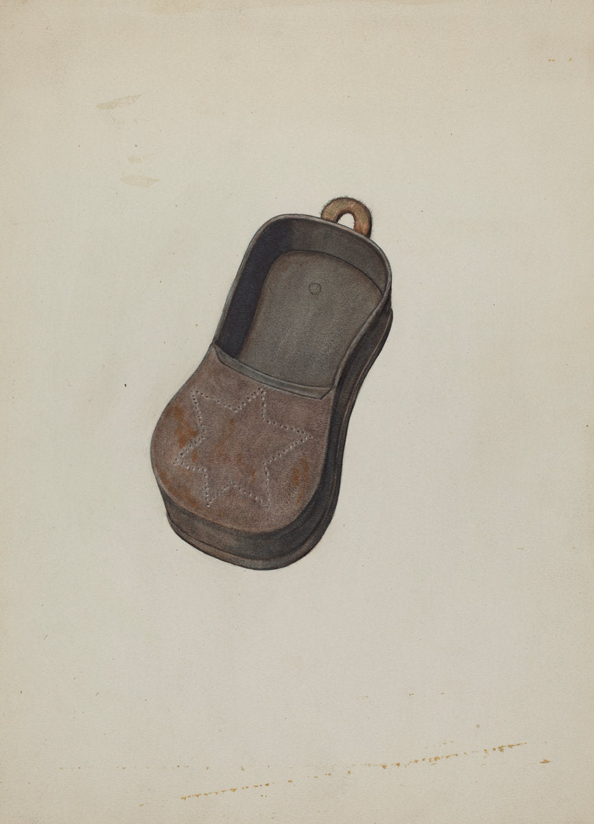 Pa. German Shoemaker's Peg Box by Elmer R. Kottcamp (American, active c. 1935), 16X12"(A3)Poster Print