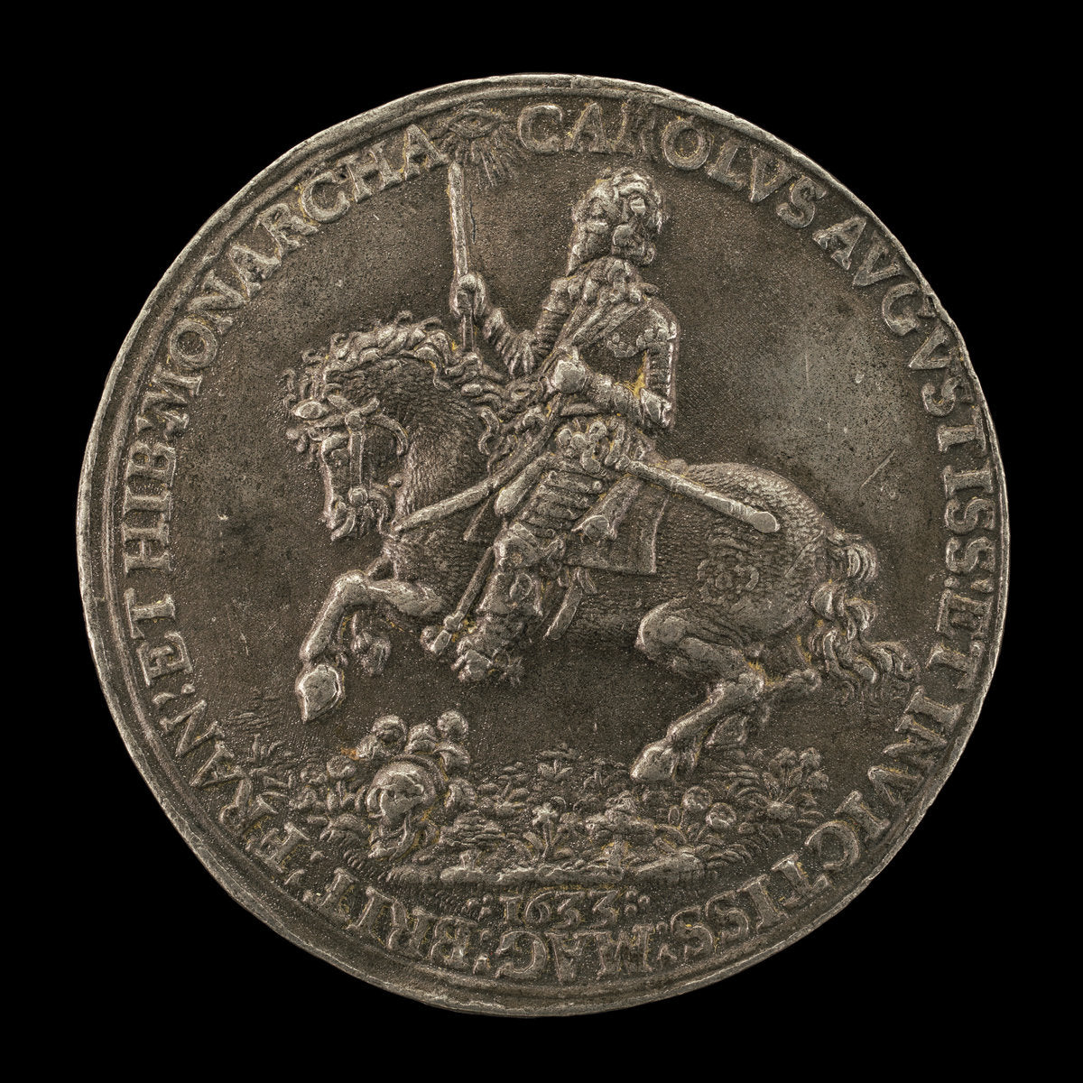 Charles I, 1600-1649, King of England 1625 [obverse] by Nicolas Briot (French, c. 1579  - 1646), 16X12"(A3)Poster Print