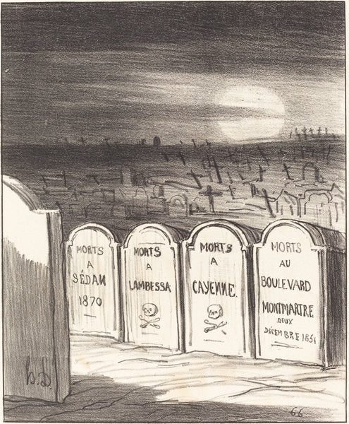Square Napoléon by Honoré Daumier (French, 1808 - 1879), 16X12"(A3)Poster Print