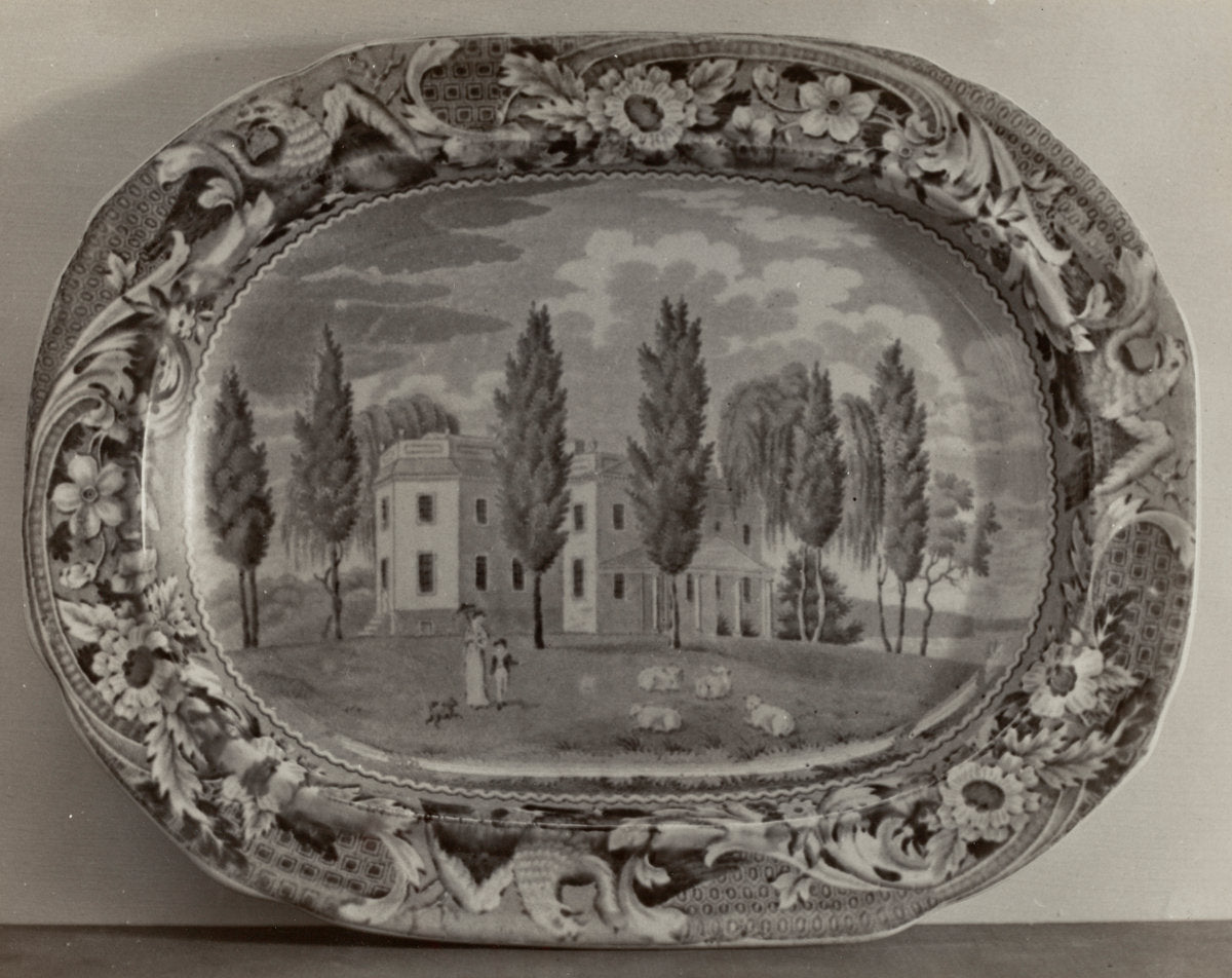 Plate - "Stevens House, Hoboken" by Helmut Hiatt (American, active c. 1935), 16X12"(A3)Poster Print
