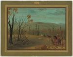 The Cheyenne Brothers Returning from Their Fall Hunt by George Catlin (American, 1796 - 1872), 16X12"(A3)Poster Print