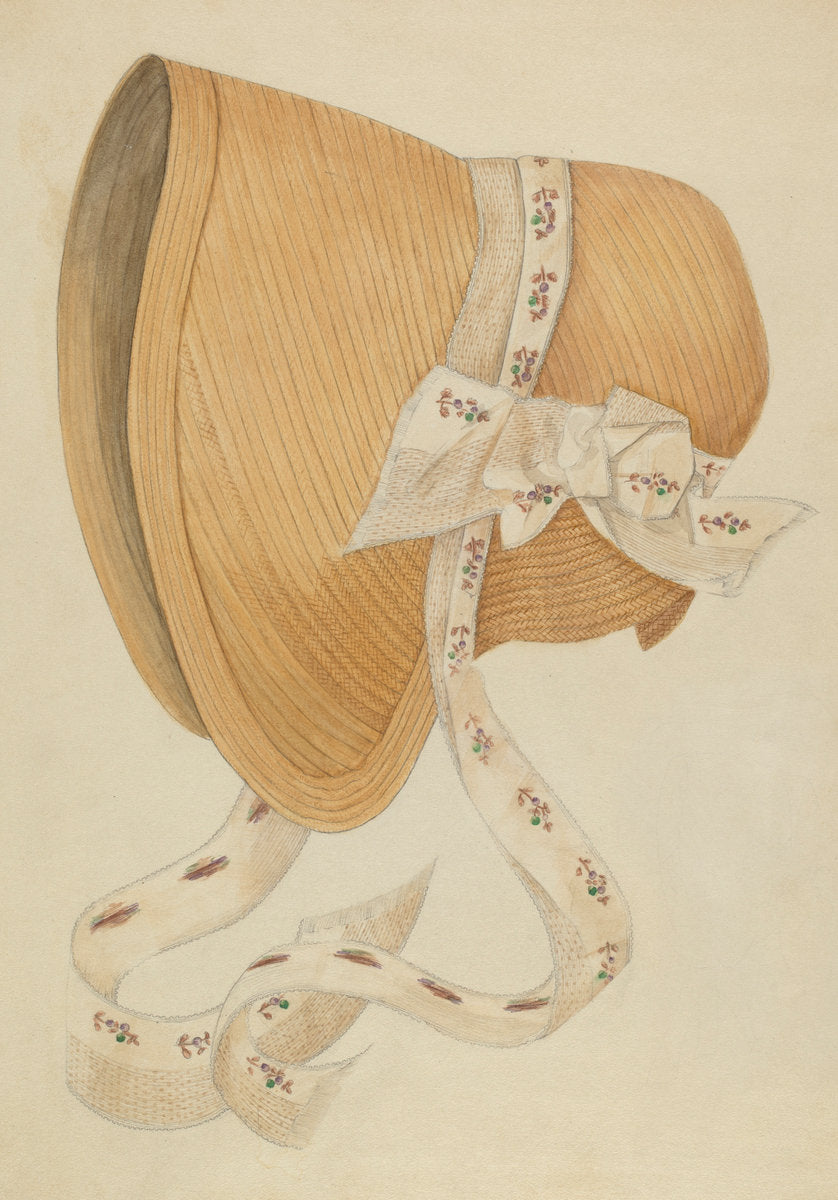 Bonnet by Dorothy Gernon (American, active c. 1935), 16X12"(A3)Poster Print